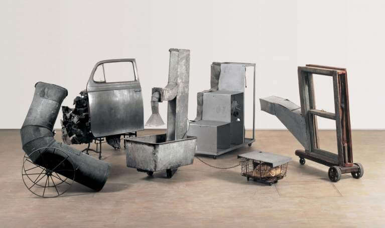 Artwork by Rauschenberg