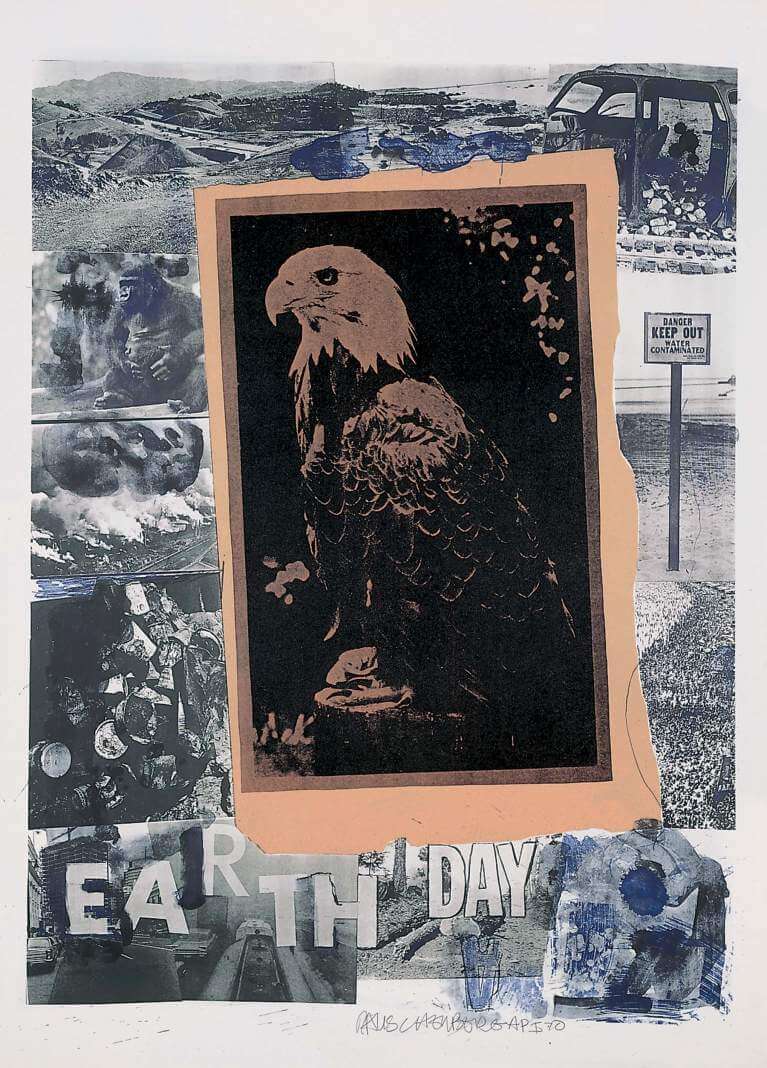 Rauschenberg Overseas Culture Interchange Framed Poster at