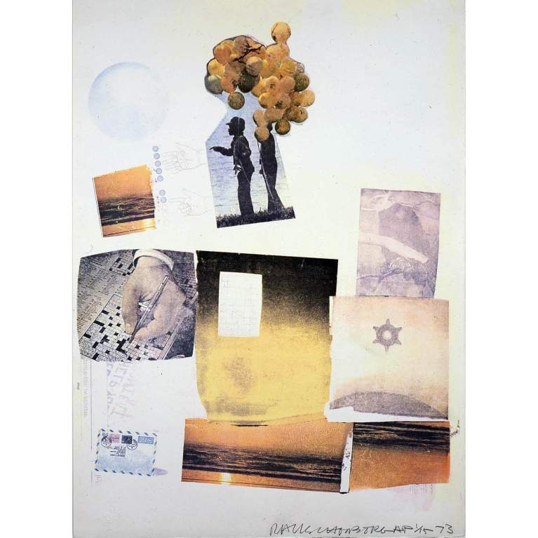 Robert Rauschenberg, Support, 1973. Screenprint