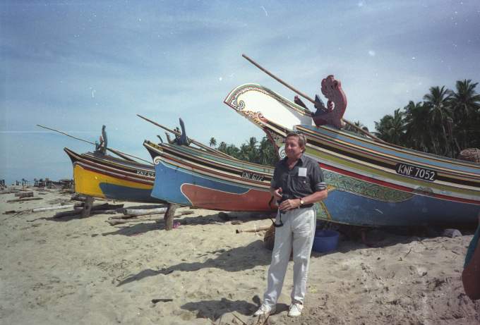 Rauschenberg on beach