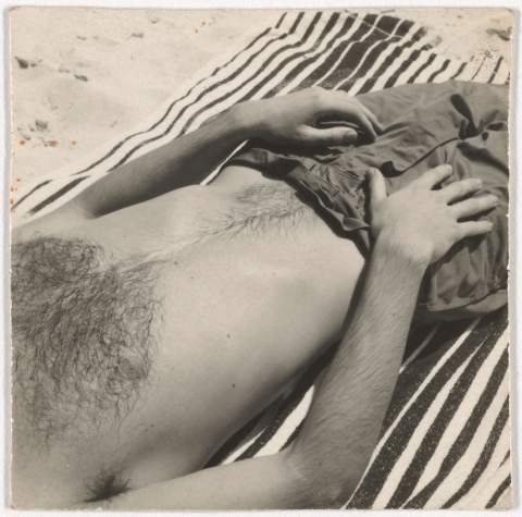 Cy on beach